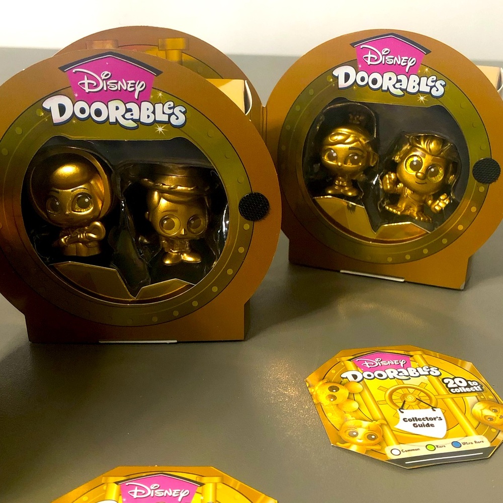 Disney Doorables SDCC 2024 Rare Gold Peek Bo Peep/Woody & Ralph/Vanellope